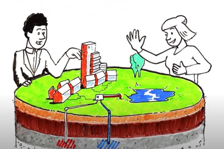 Een screenshot uit de Eteck animatievideo ''Duurzame warmte, tevreden bewoners. Hoe pakken we dat aan bij nieuwbouw?''