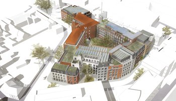 Artist impression van project Amadeiro in Den Bosch.