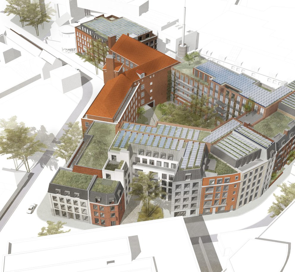 Artist impression van project Amadeiro in Den Bosch.