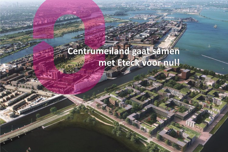 Afbeelding van toekomstig Centrumeiland Amsterdam IJburg