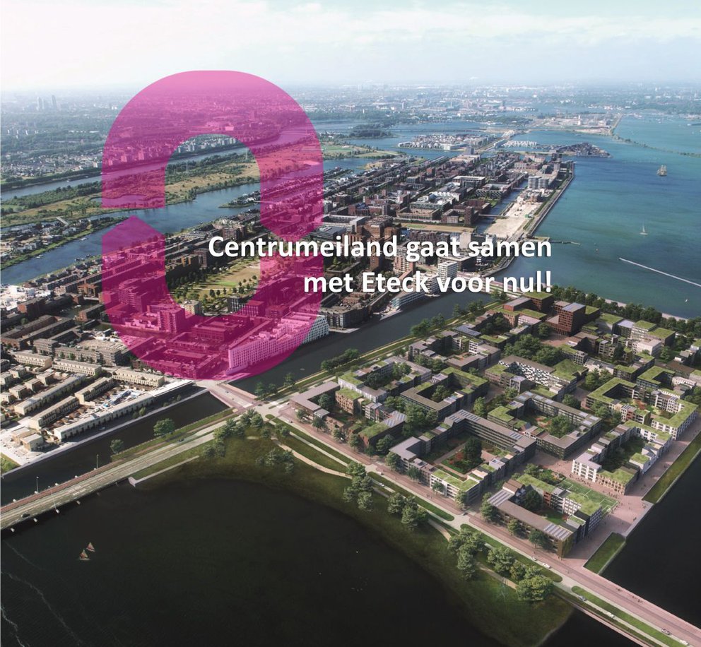 Afbeelding van toekomstig Centrumeiland Amsterdam IJburg
