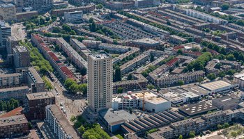 Artist impression van project De Hoge Regentesse in Den Haag.