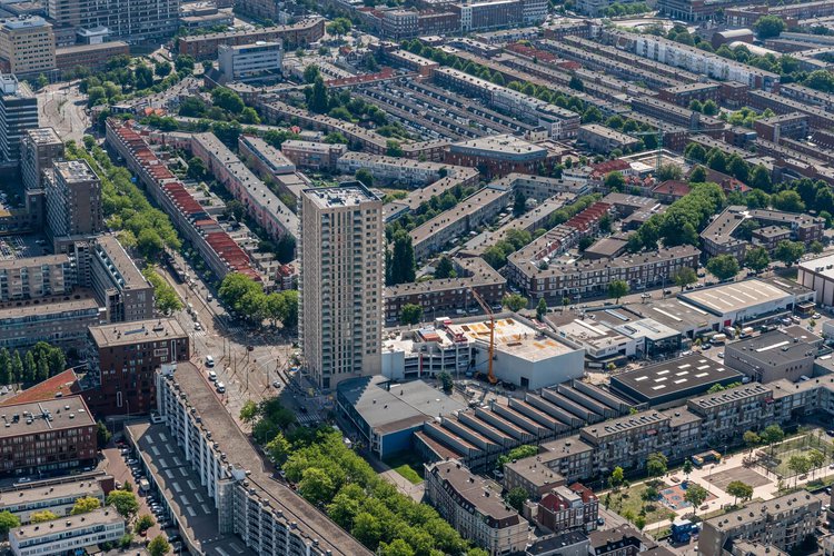 Artist impression van project De Hoge Regentesse in Den Haag.