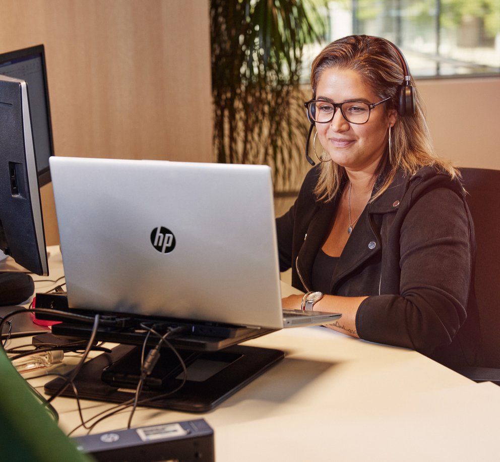 Foto van een Eteck Customer Care medewerker - klantenservice